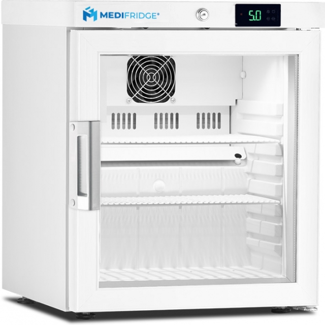 Medifridge medicatiekoelkasten (Medifridge MF30L-GD+DIN 2.0 klein-model glazen deur)